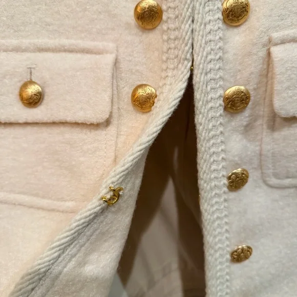 Talbots Berkshire Wool Blend
Crop Blazer Jacket Cream Women 8P NWT - Picture 12 of 13